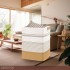Laundry Basket with Handles - Blanket Basket & Hampers for Bedroom Aesthetic, Laundry Hampe