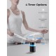 Waterless Diffuser for Essential Oil: Mini Battery Scent Diffuser for Room&Home&Car with 9 Colors LED Light - Aroma Cool Mist Obsidian Black