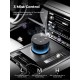 Waterless Diffuser for Essential Oil: Mini Battery Scent Diffuser for Room&Home&Car with 9 Colors LED Light - Aroma Cool Mist Obsidian Black