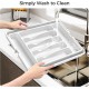 Extra Large Expandable Silverware Organizer, BPA-Free Food-Safe Cutlery Flatware Organizer