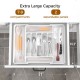 Extra Large Expandable Silverware Organizer, BPA-Free Food-Safe Cutlery Flatware Organizer