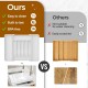 Extra Large Expandable Silverware Organizer, BPA-Free Food-Safe Cutlery Flatware Organizer