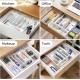 Extra Large Expandable Silverware Organizer, BPA-Free Food-Safe Cutlery Flatware Organizer